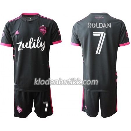 Seattle Sounders Roldan 7 Barn Bortedraktsett 2020-2021 Kortermet (+ Korte bukser)